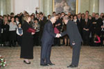 Pprof. dr. hab. in Czesaw Koziarski otrzymuje nominacj profesorsk z rk Prezydenta RP Lecha Kaczyskiego